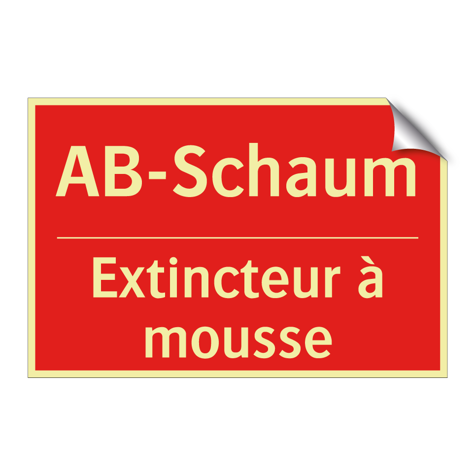 AB-Schaum - Extincteur à mousse