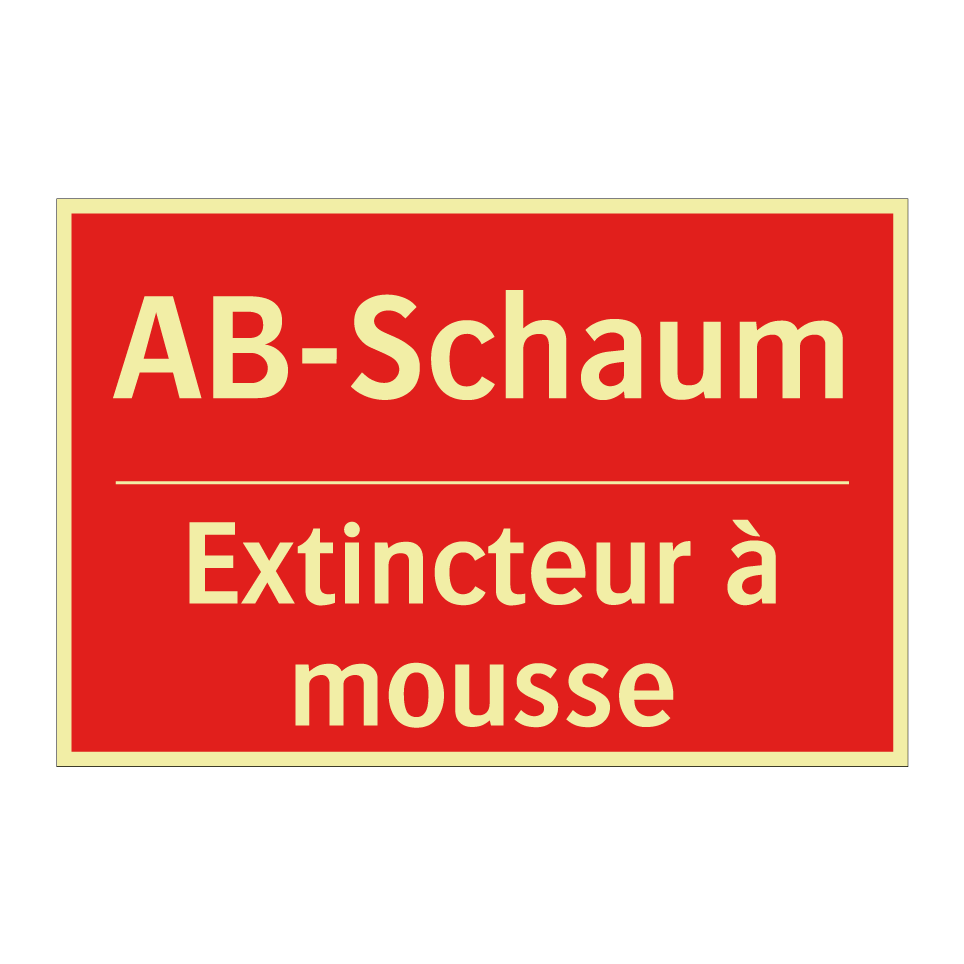AB-Schaum - Extincteur à mousse