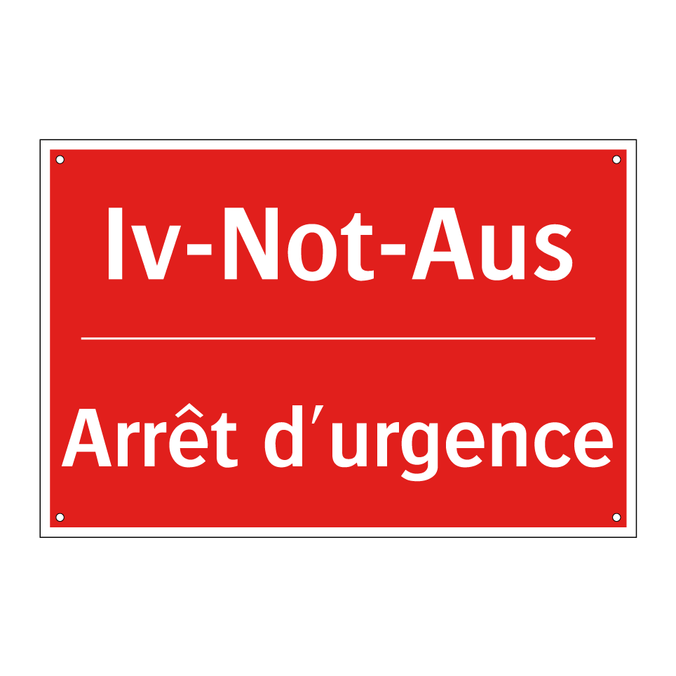 Iv-Not-Aus - Arrêt d'urgence