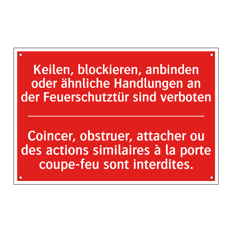 Keilen, blockieren, anbinden oder  /.../ - Coincer, obstruer, attacher ou  /.../