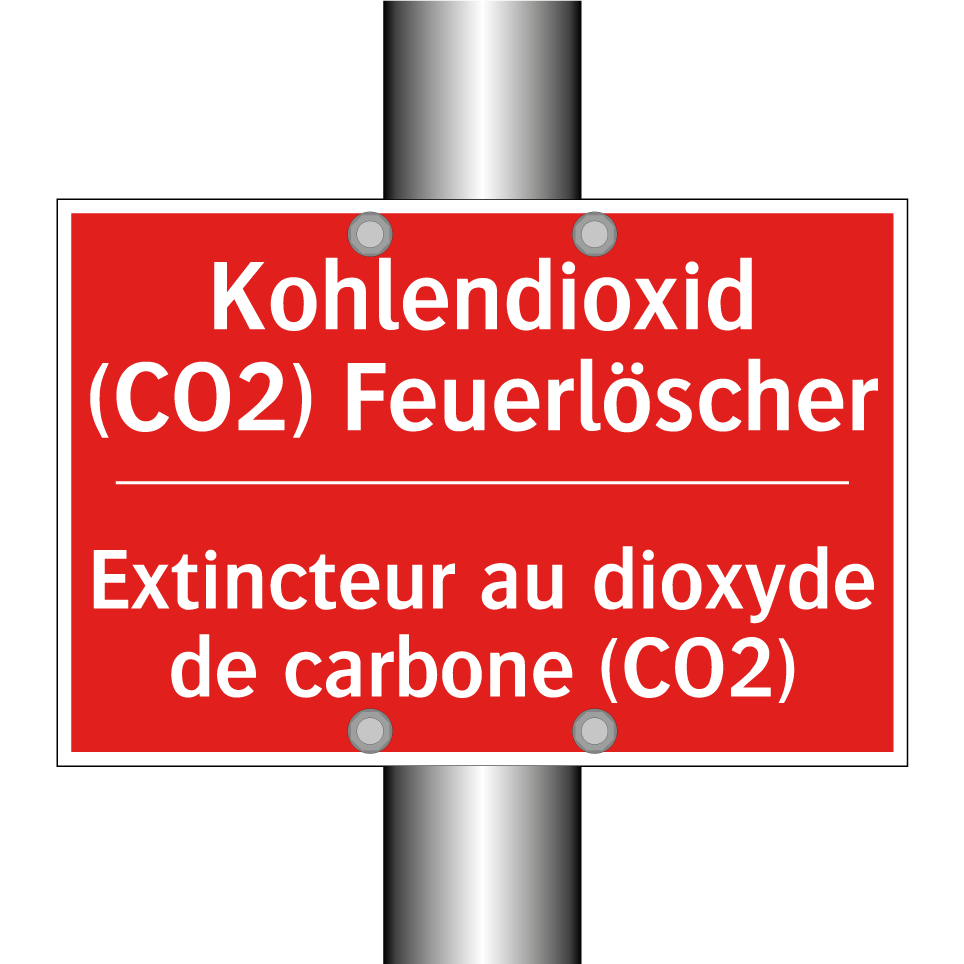 Kohlendioxid (CO2) Feuerlöscher /.../ - Extincteur au dioxyde de carbone  /.../