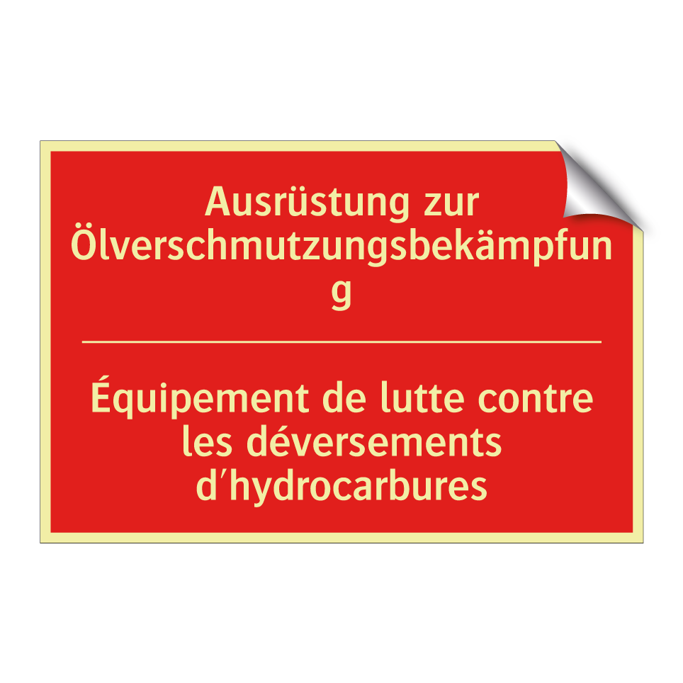 Ausrüstung zur Ölverschmutzungsbekämpfung /.../ - Équipement de lutte contre les  /.../