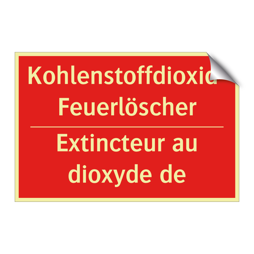 Kohlenstoffdioxid-Feuerlöscher - Extincteur au dioxyde de carbone /.../