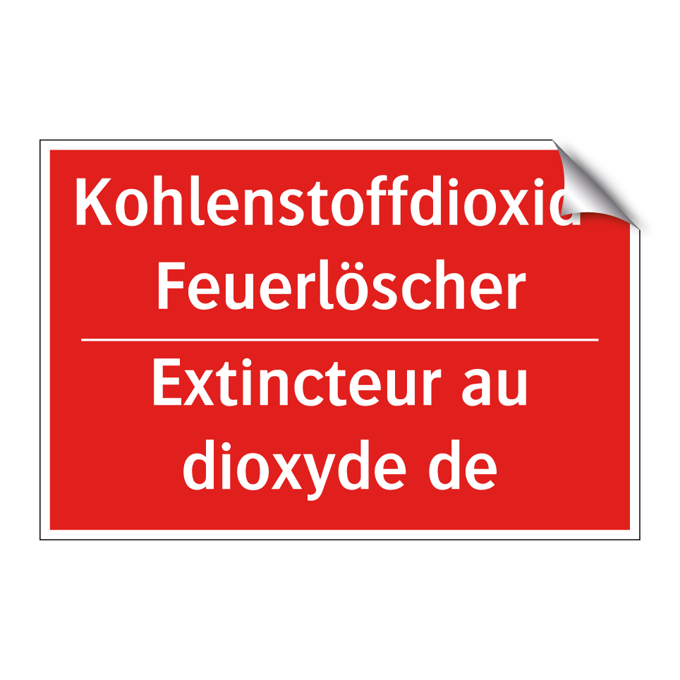 Kohlenstoffdioxid-Feuerlöscher - Extincteur au dioxyde de carbone /.../