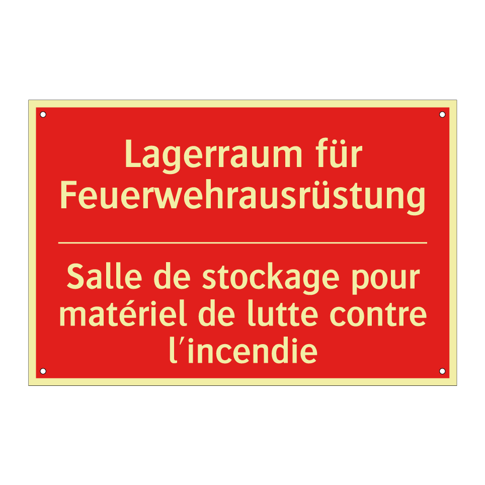 Lagerraum für Feuerwehrausrüstung /.../ - Salle de stockage pour matériel  /.../
