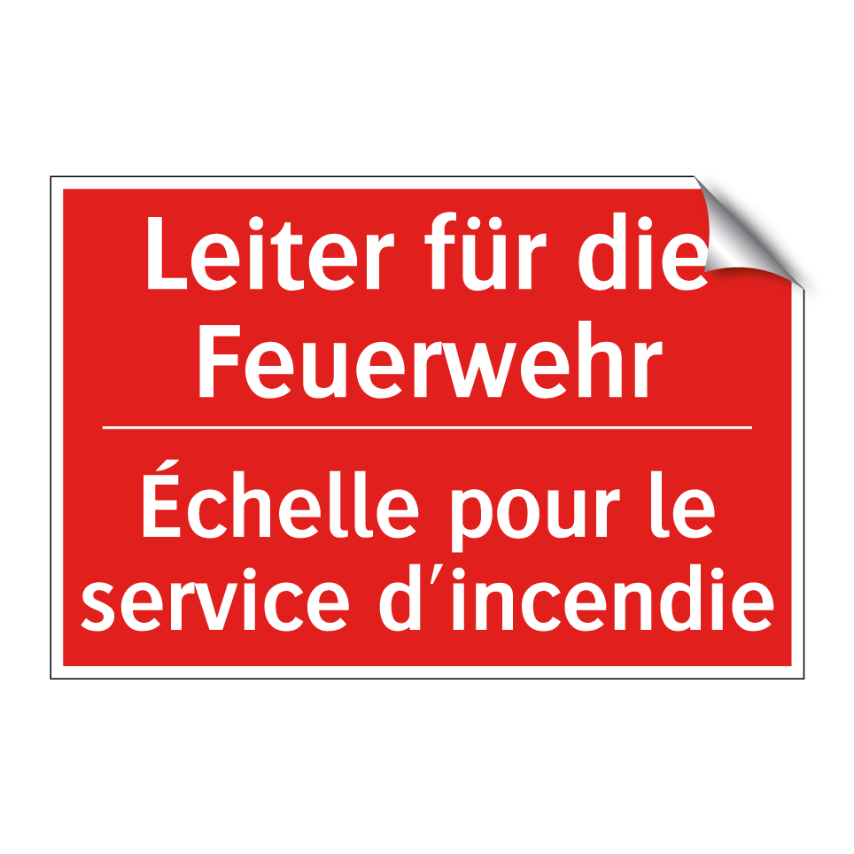 Leiter für die Feuerwehr - Échelle pour le service d'incendie /.../