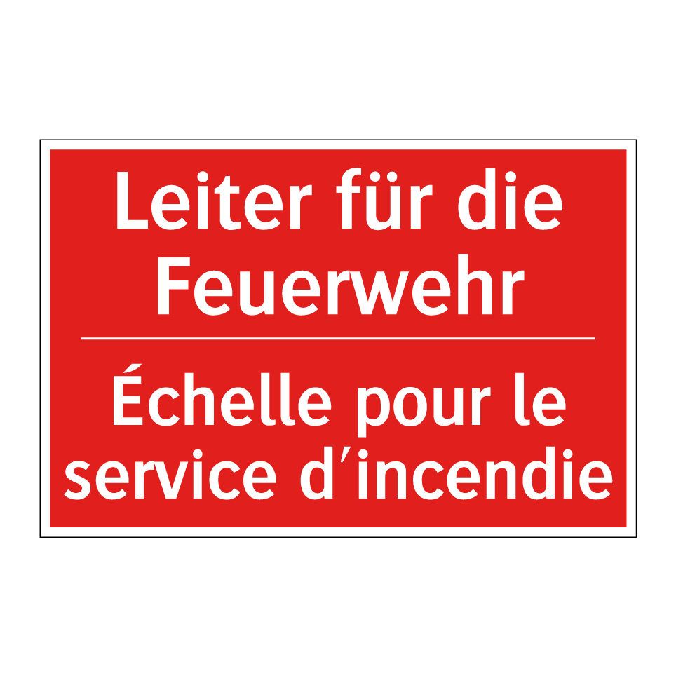 Leiter für die Feuerwehr - Échelle pour le service d'incendie /.../