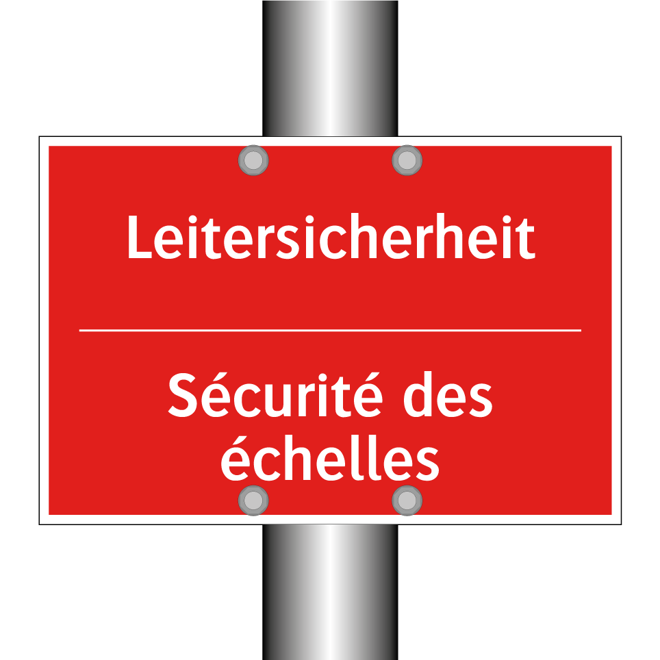 Leitersicherheit - Sécurité des échelles