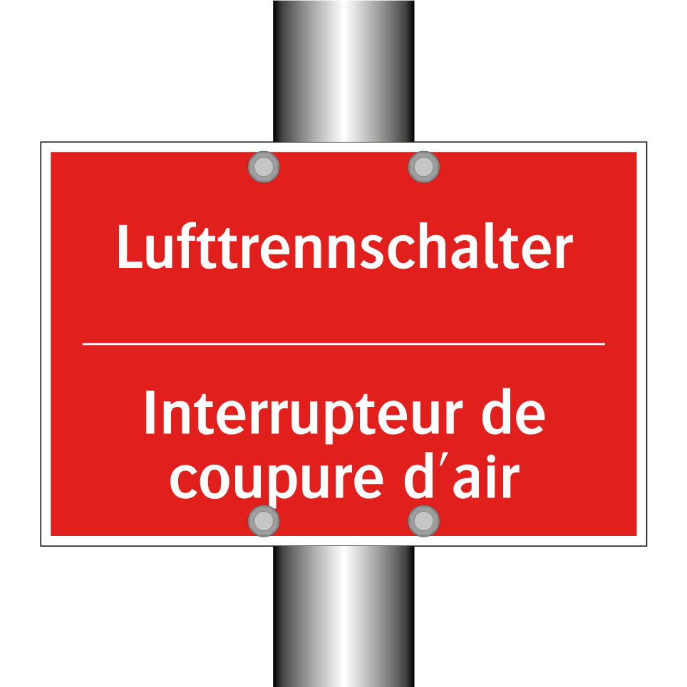 Lufttrennschalter - Interrupteur de coupure d'air