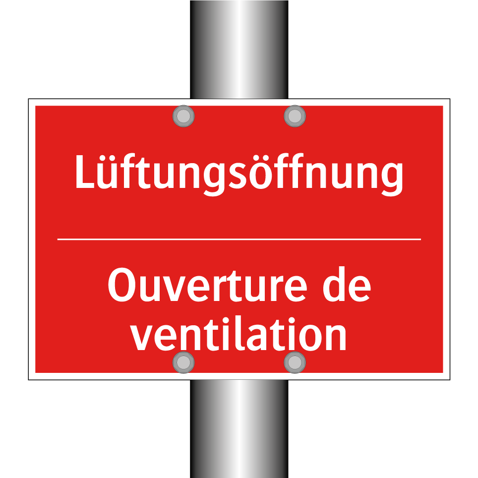 Lüftungsöffnung - Ouverture de ventilation