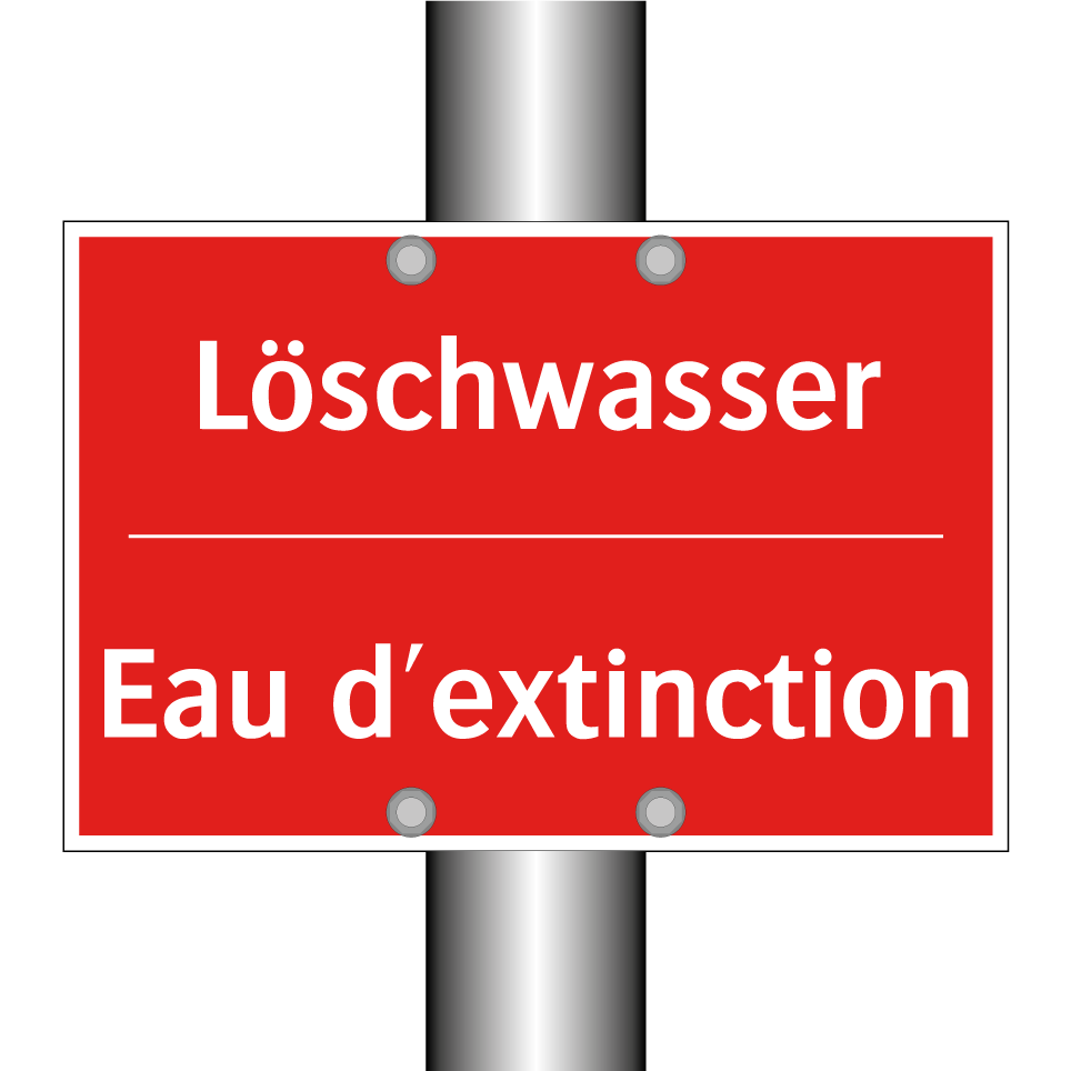 Löschwasser - Eau d'extinction