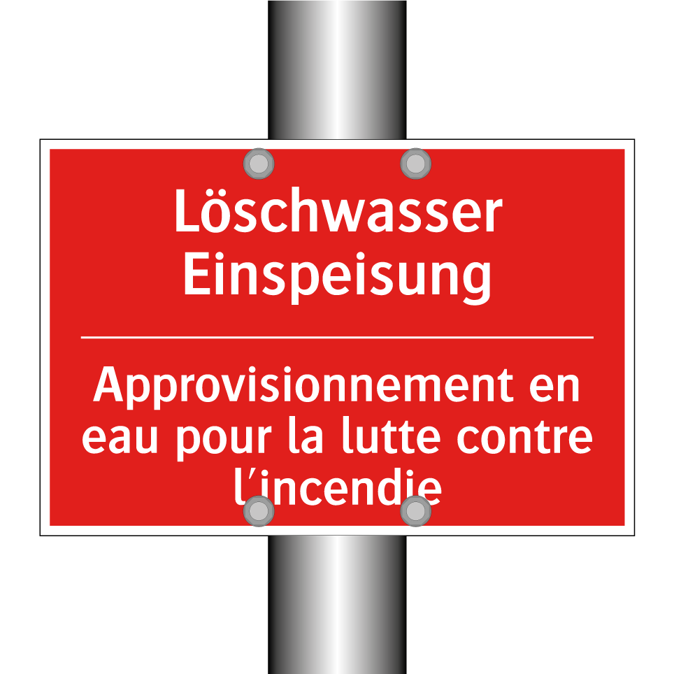 Löschwasser Einspeisung - Approvisionnement en eau pour  /.../