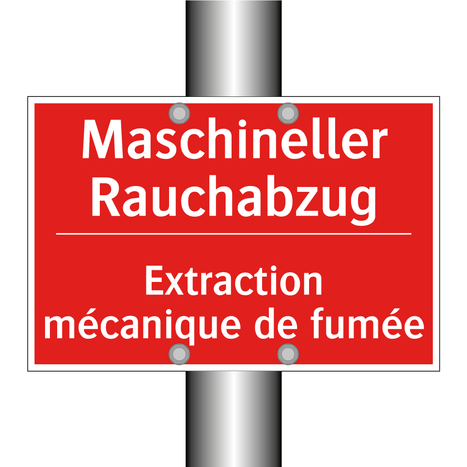 Maschineller Rauchabzug - Extraction mécanique de fumée