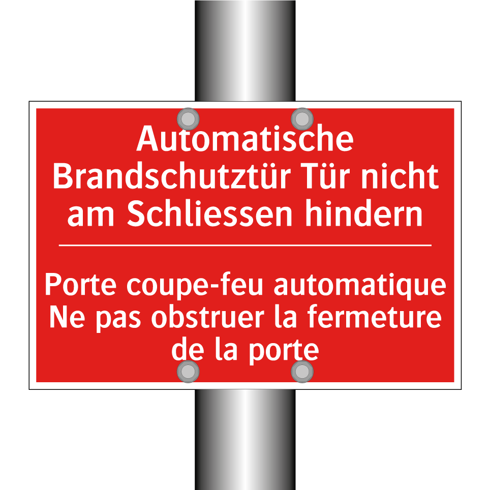 Automatische Brandschutztür Tür  /.../ - Porte coupe-feu automatique Ne  /.../
