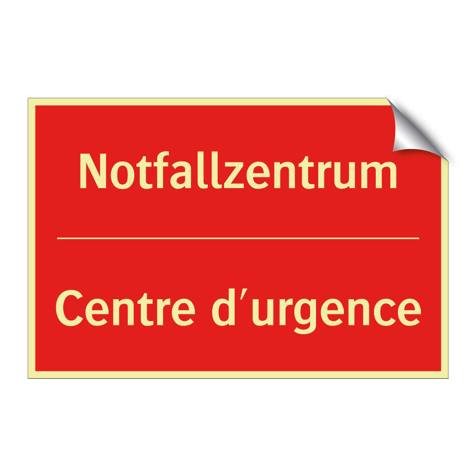 Notfallzentrum - Centre d'urgence