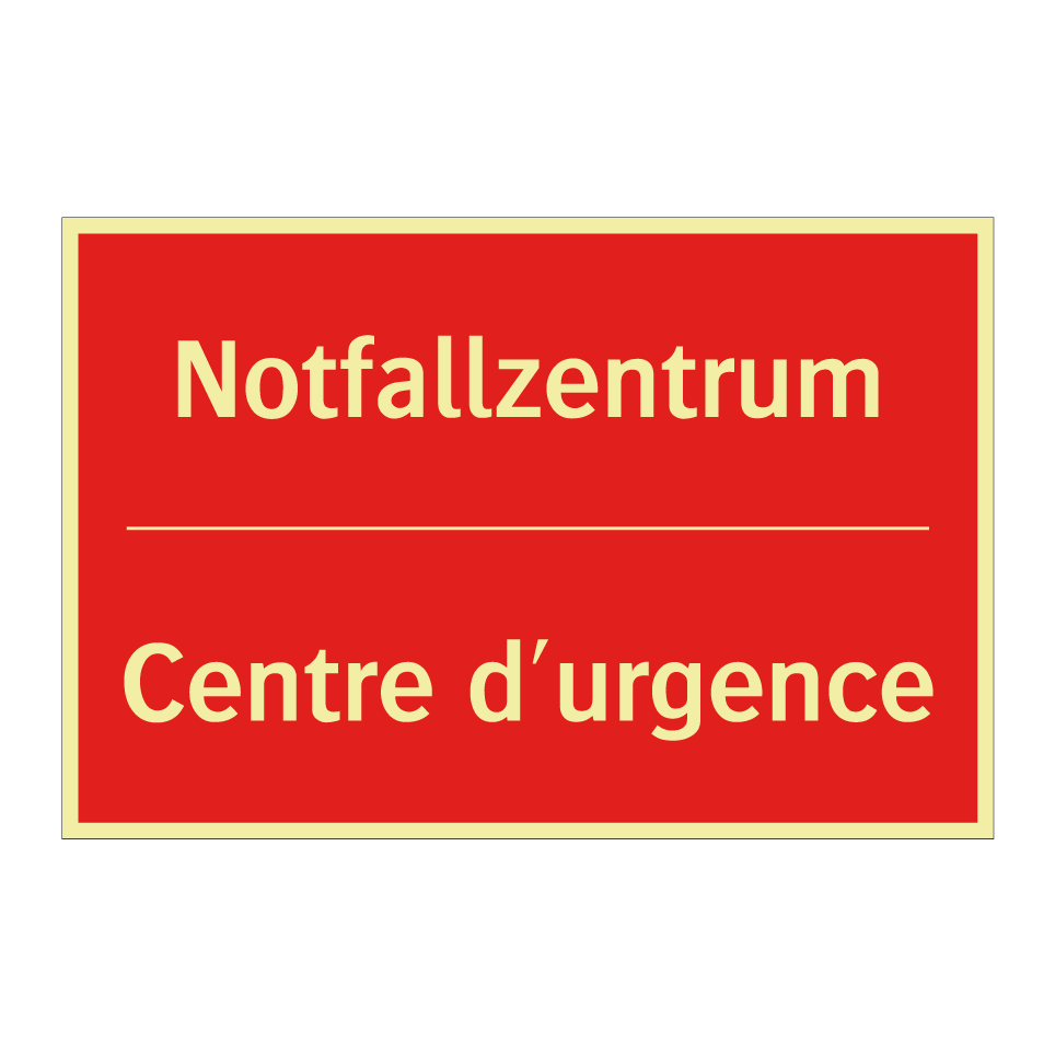 Notfallzentrum - Centre d'urgence