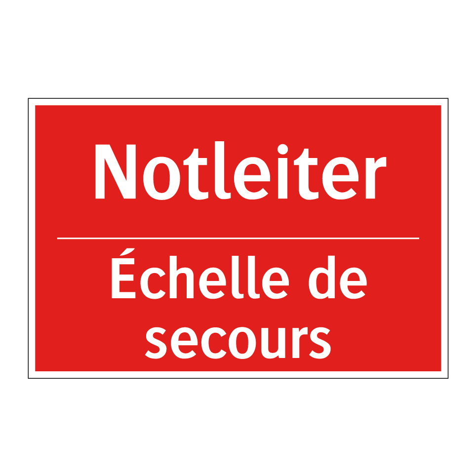 Notleiter - Échelle de secours