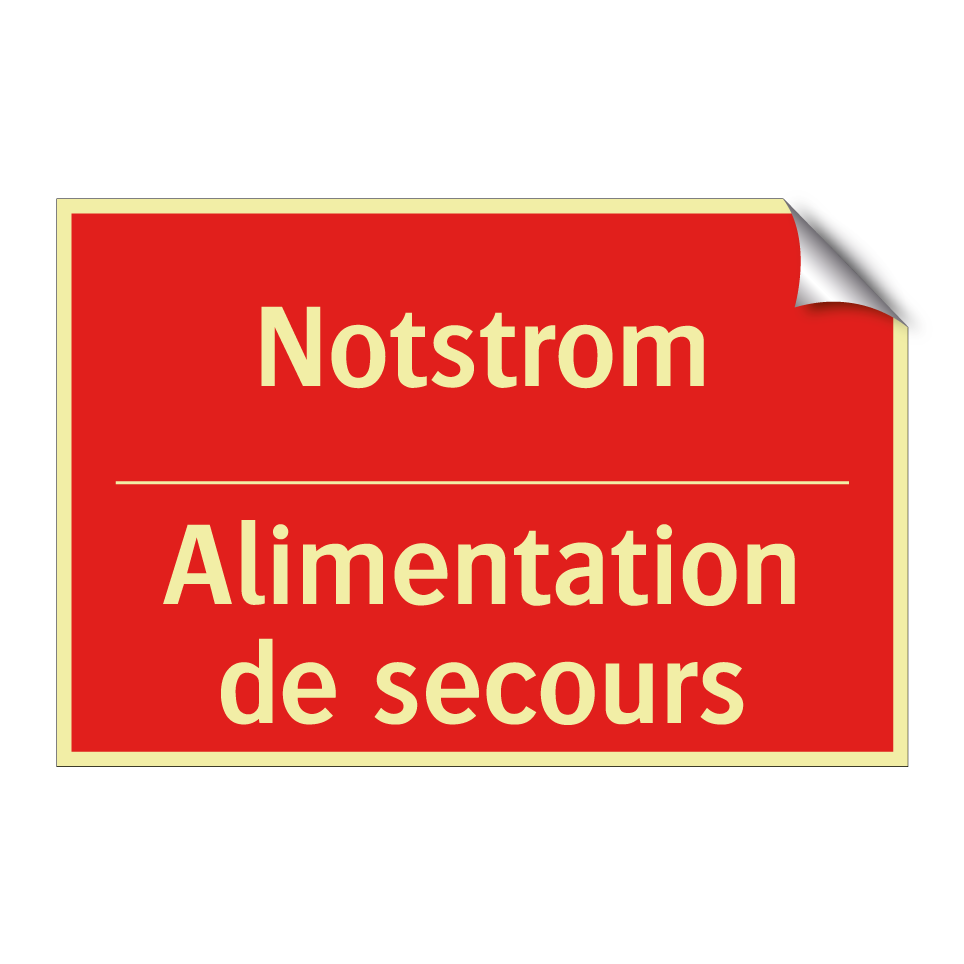 Notstrom - Alimentation de secours