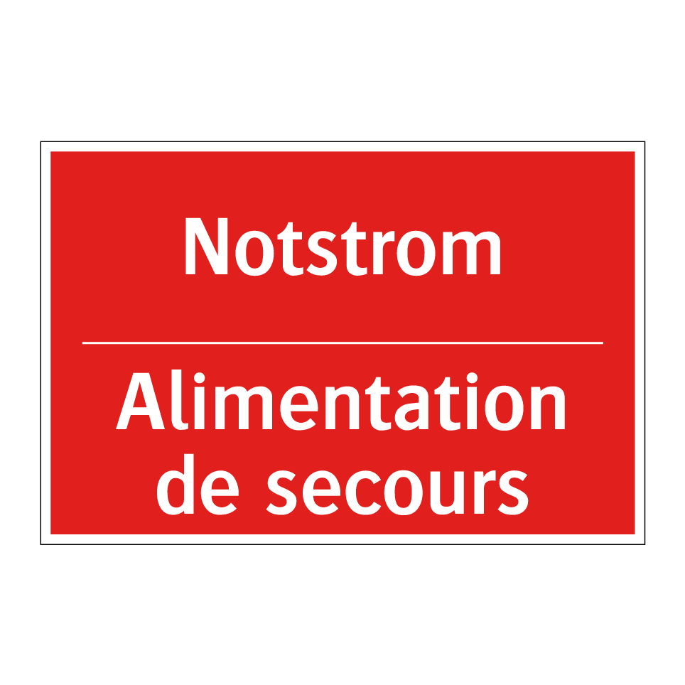 Notstrom - Alimentation de secours