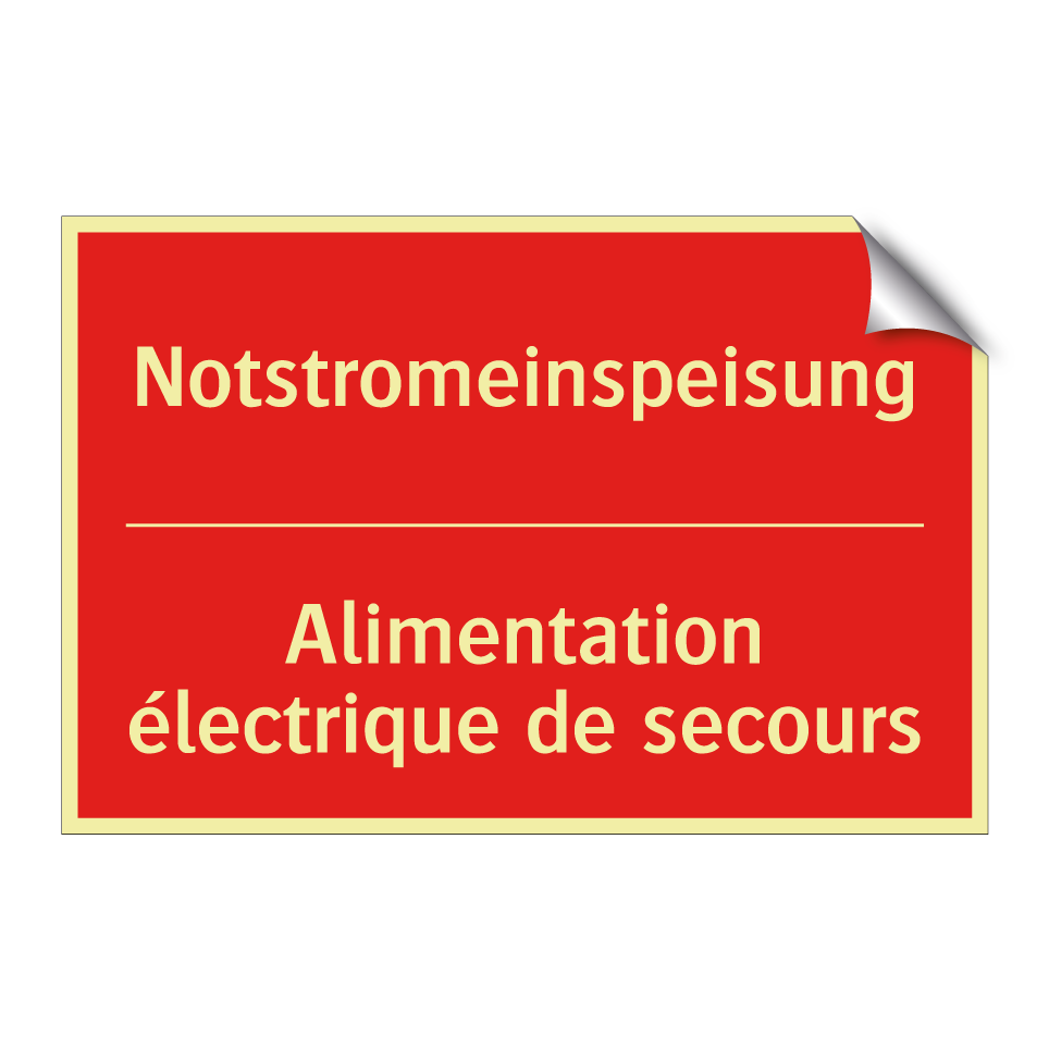 Notstromeinspeisung - Alimentation électrique de secours /.../