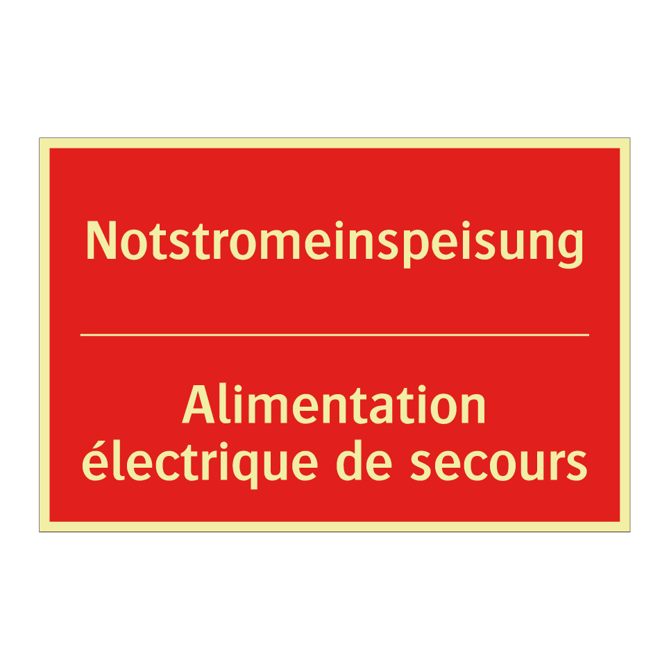 Notstromeinspeisung - Alimentation électrique de secours /.../