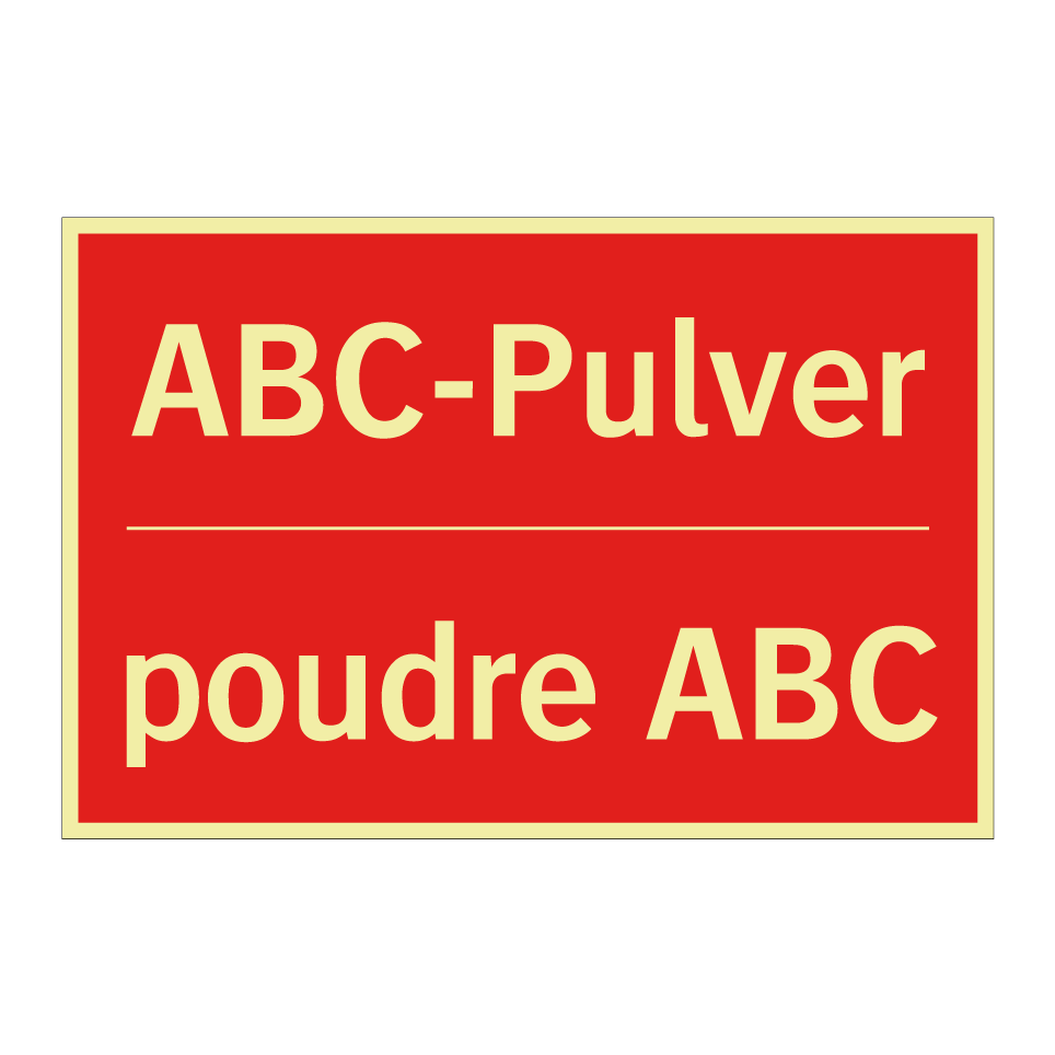 ABC-Pulver - poudre ABC