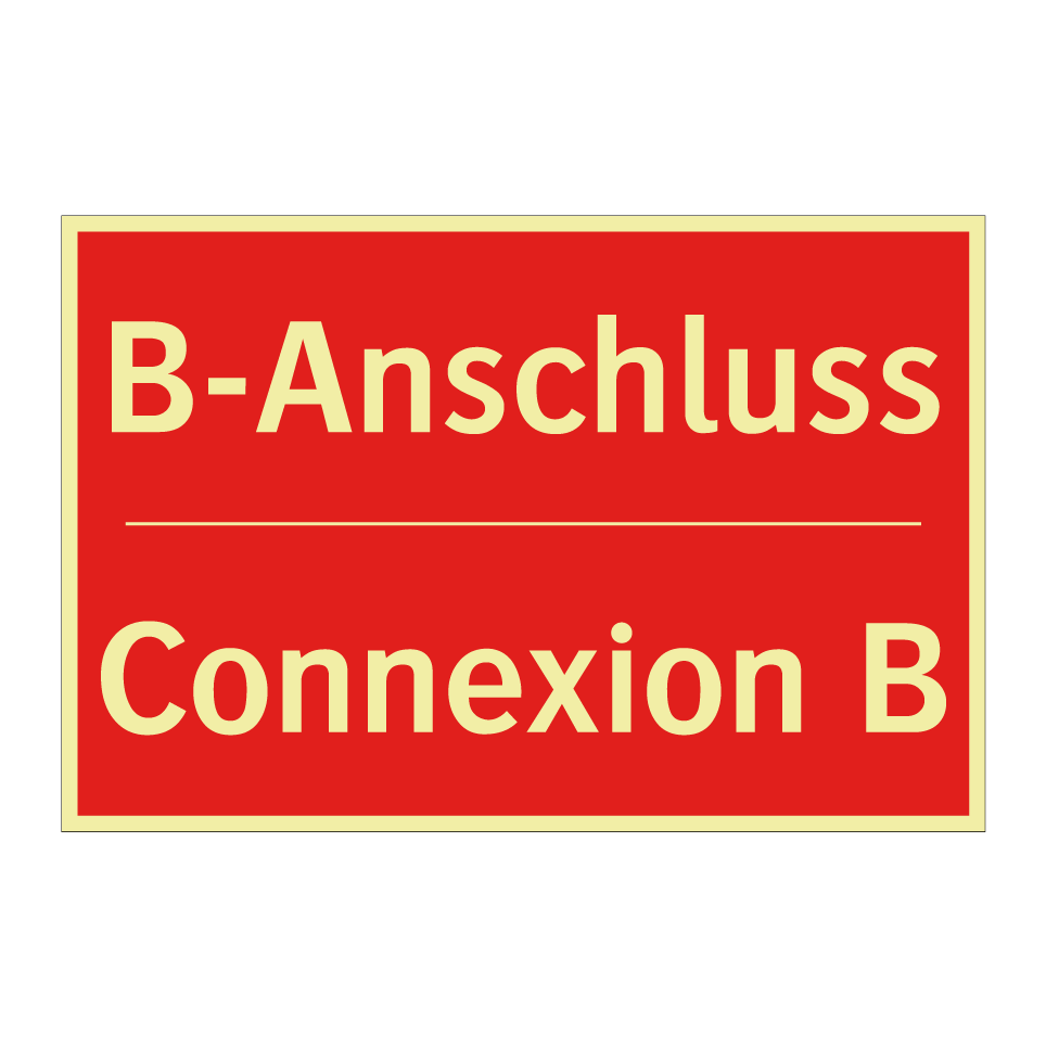 B-Anschluß - Connexion B