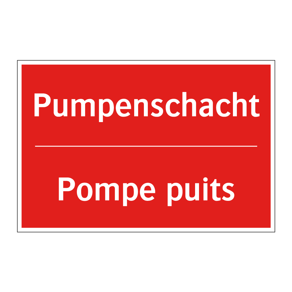 Pumpenschacht - Pompe puits