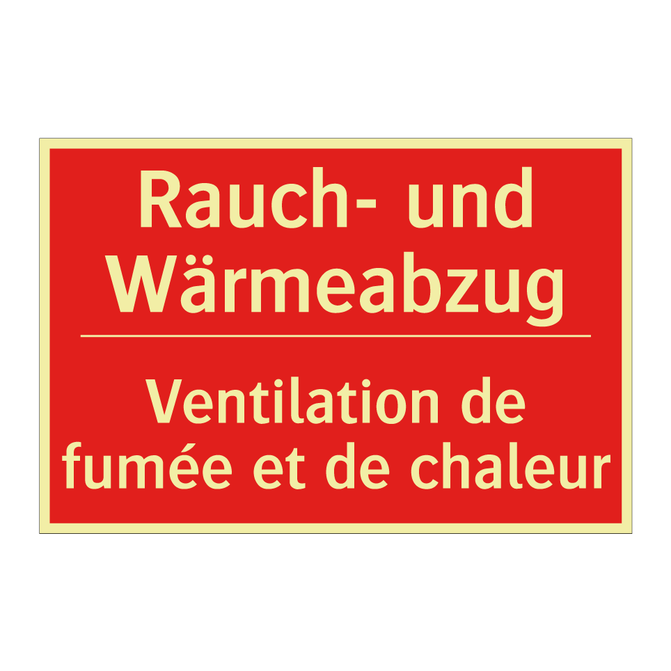 Rauch- und Wärmeabzug - Ventilation de fumée et de chaleur /.../