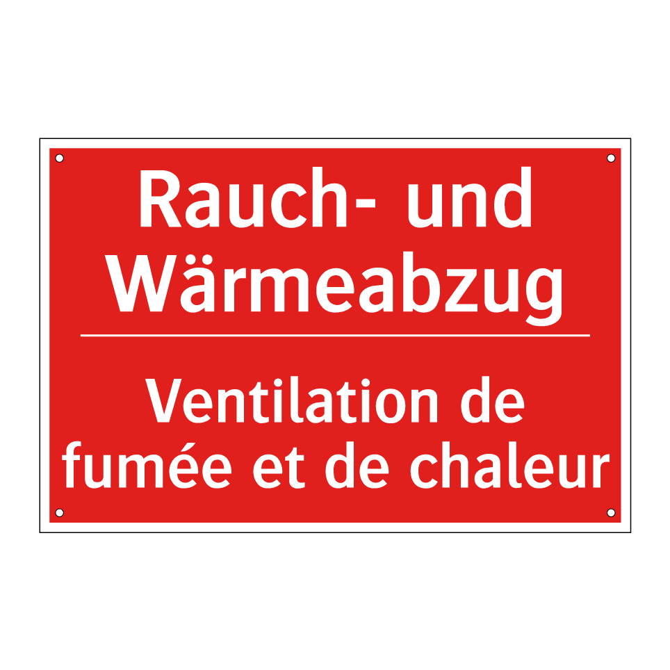 Rauch- und Wärmeabzug - Ventilation de fumée et de chaleur /.../