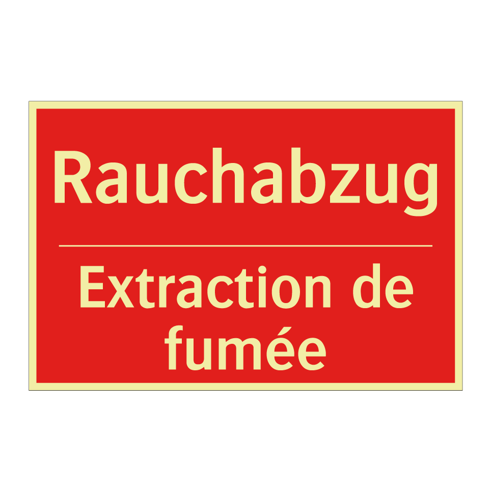 Rauchabzug - Extraction de fumée