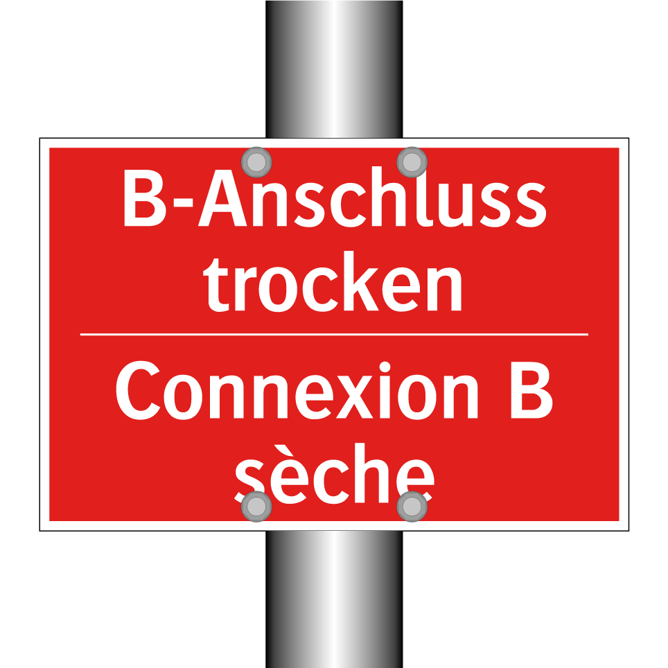 B-Anschluß trocken - Connexion B sèche