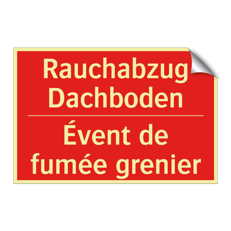Rauchabzug Dachboden - Évent de fumée grenier
