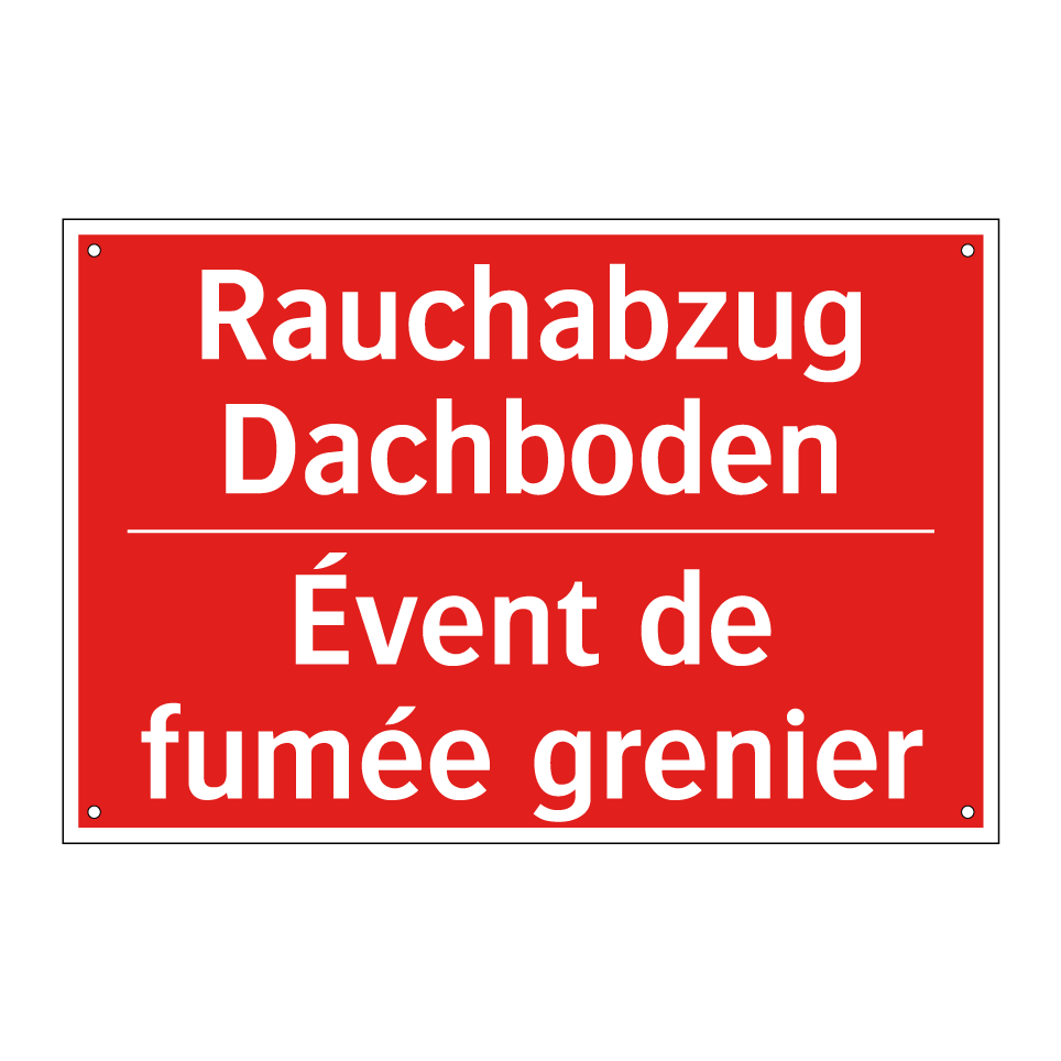 Rauchabzug Dachboden - Évent de fumée grenier