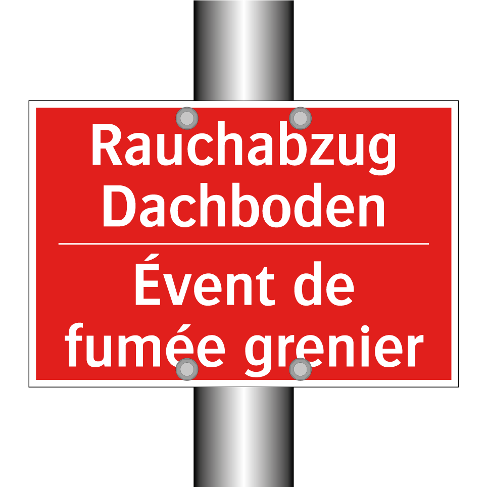 Rauchabzug Dachboden - Évent de fumée grenier