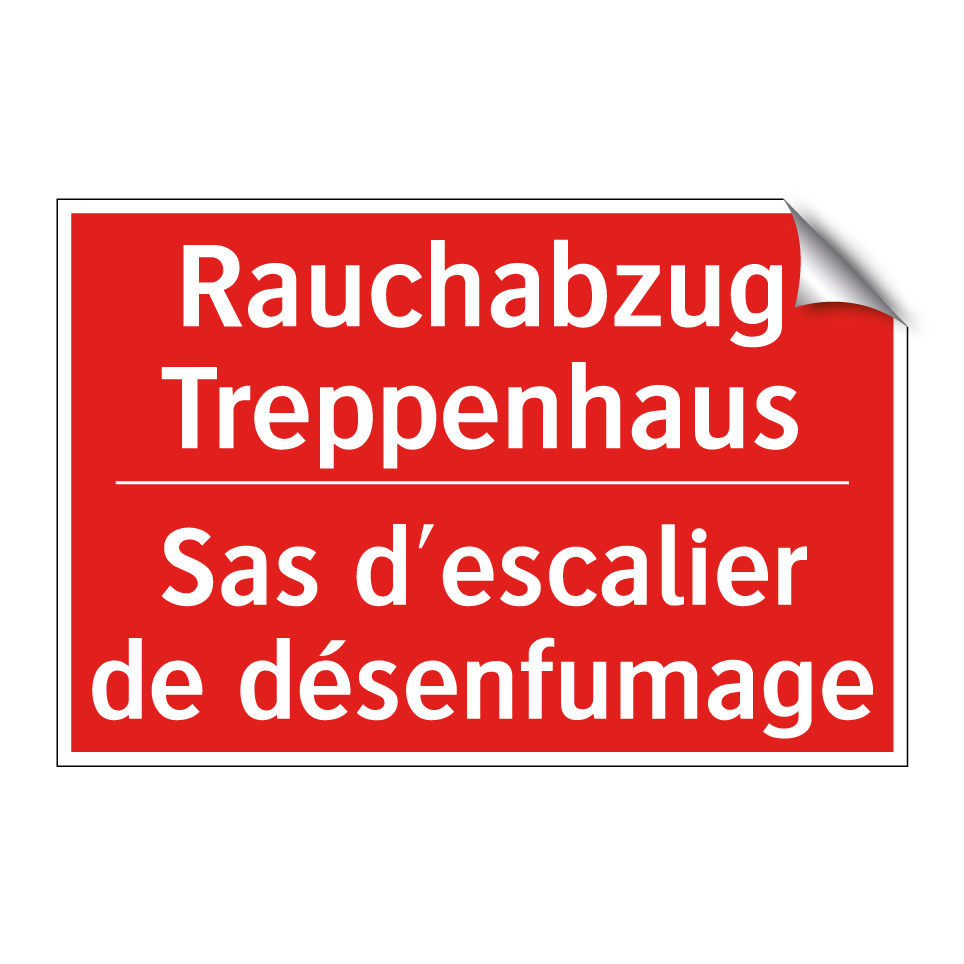 Rauchabzug Treppenhaus - Sas d'escalier de désenfumage