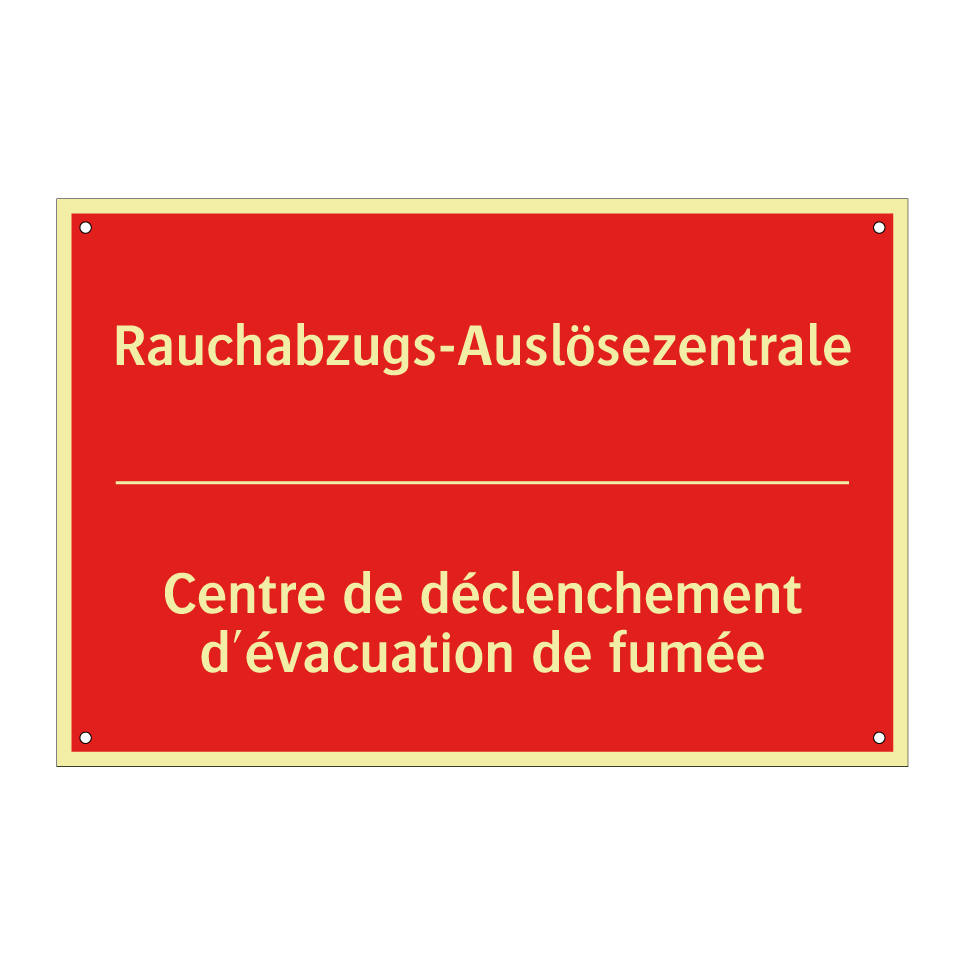 Rauchabzugs-Auslösezentrale - Centre de déclenchement d'évacuation  /.../