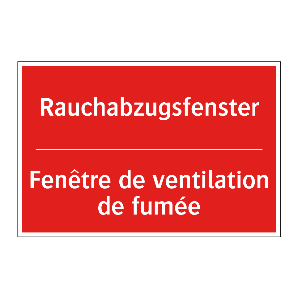 Rauchabzugsfenster - Fenêtre de ventilation de fumée /.../