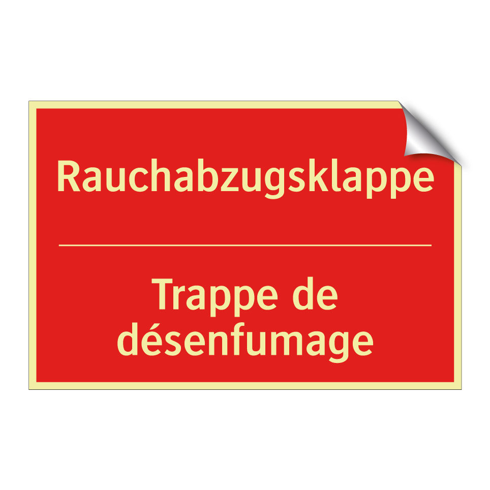 Rauchabzugsklappe - Trappe de désenfumage