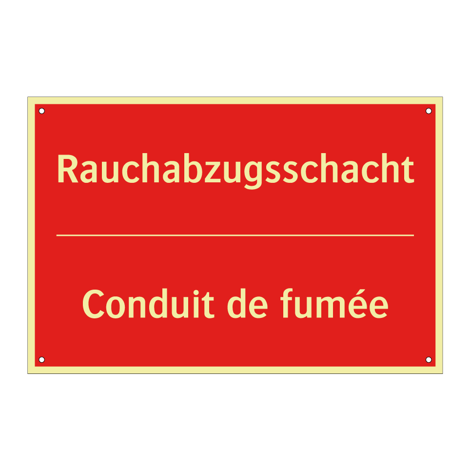 Rauchabzugsschacht - Conduit de fumée