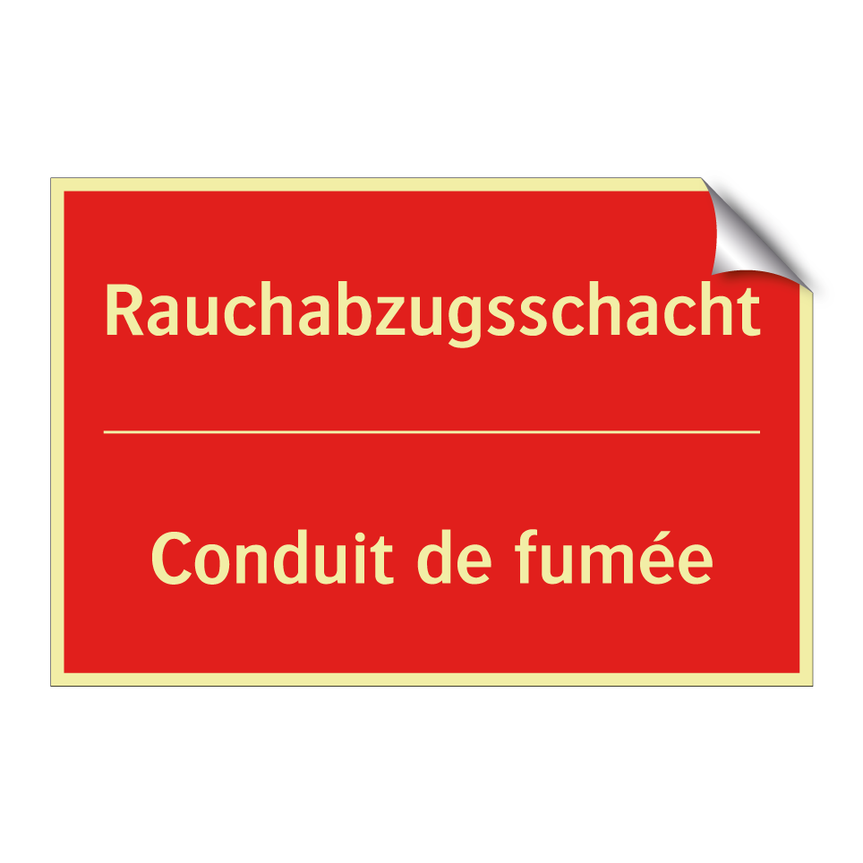 Rauchabzugsschacht - Conduit de fumée