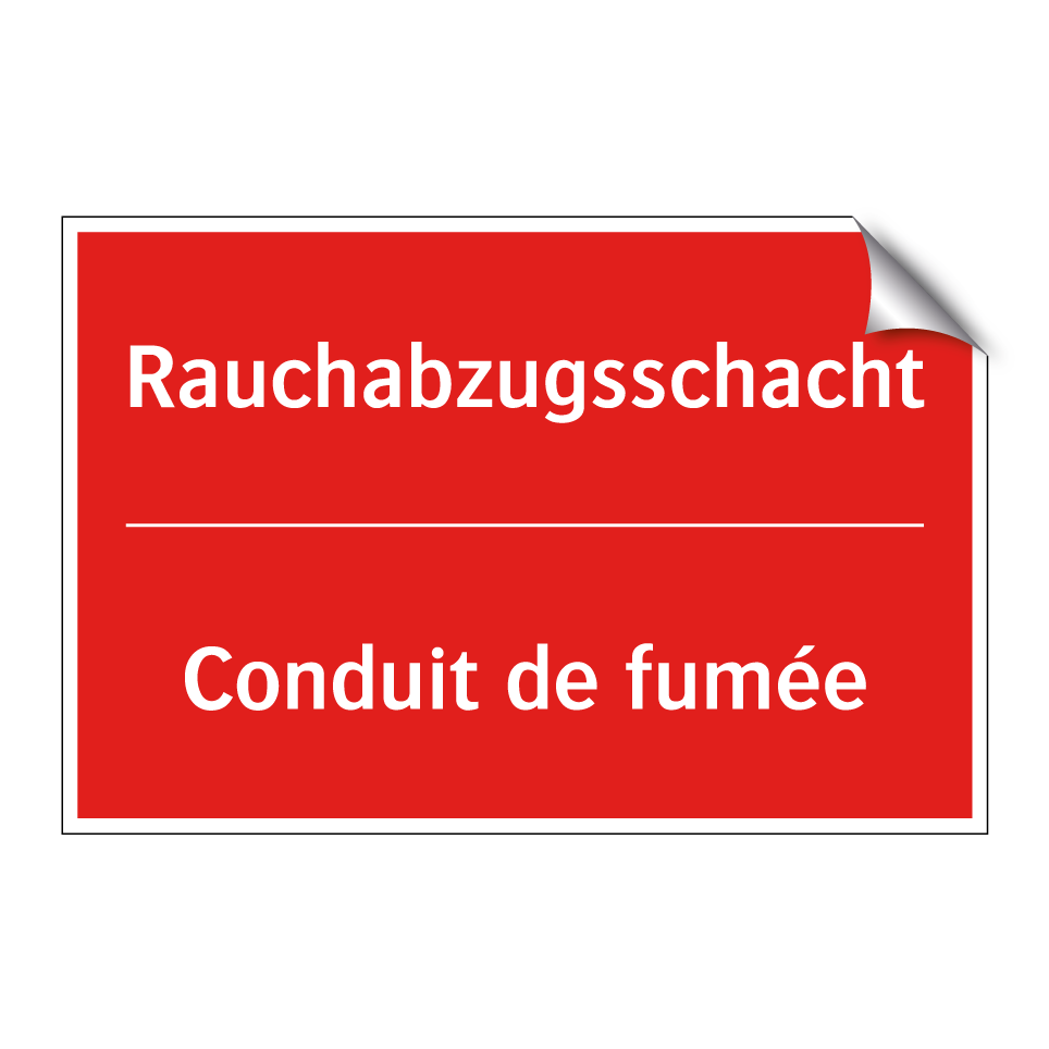 Rauchabzugsschacht - Conduit de fumée