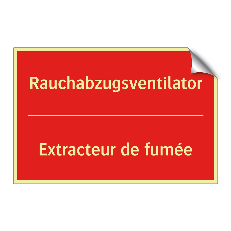 Rauchabzugsventilator - Extracteur de fumée
