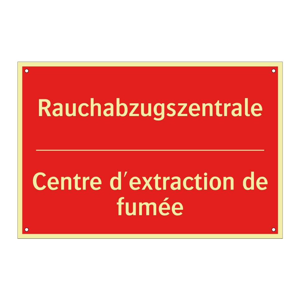 Rauchabzugszentrale - Centre d'extraction de fumée