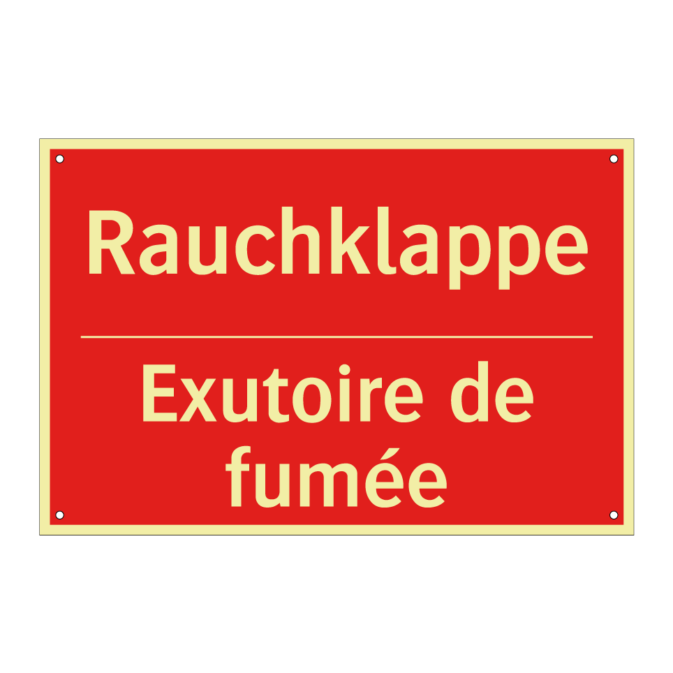 Rauchklappe - Exutoire de fumée