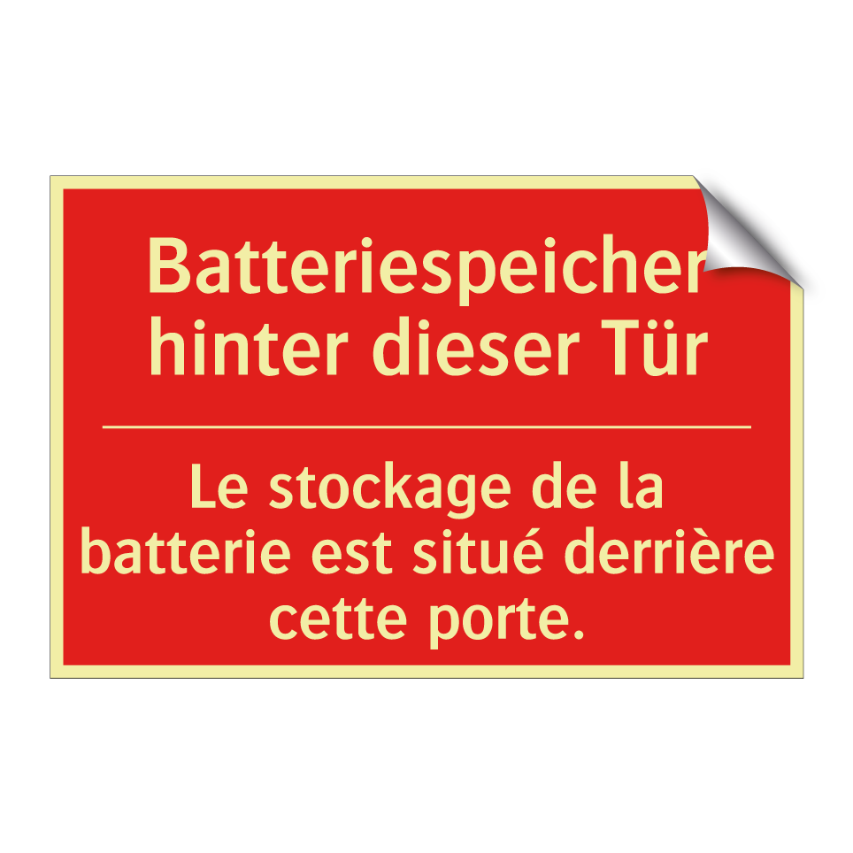 Batteriespeicher hinter dieser  /.../ - Le stockage de la batterie est  /.../