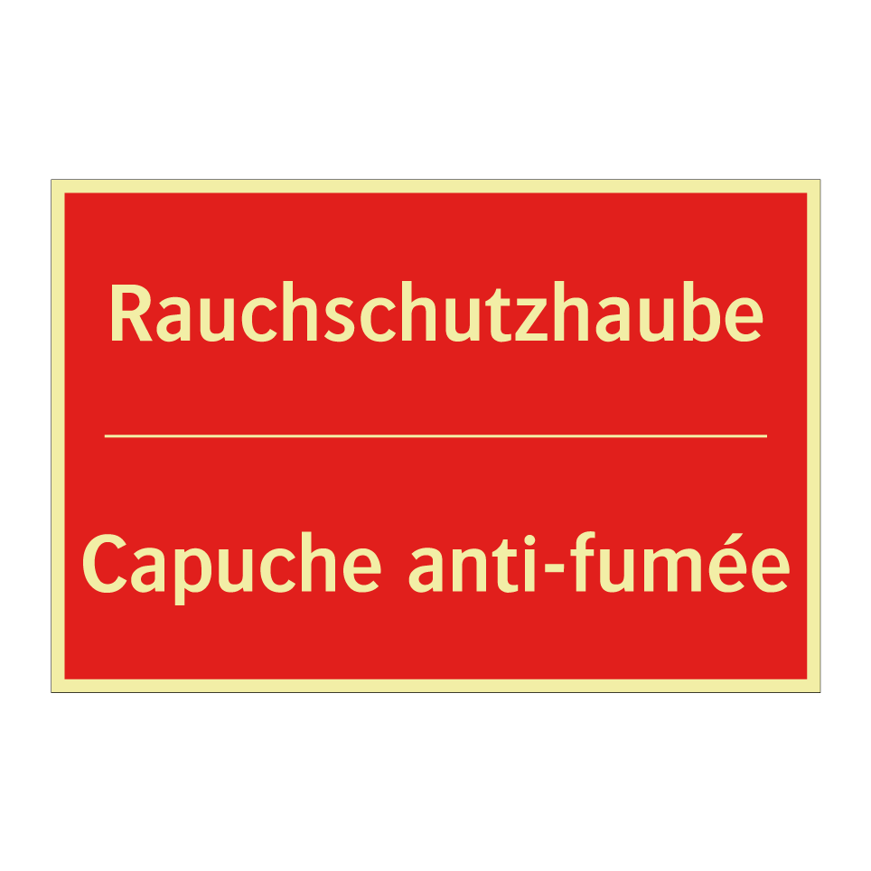 Rauchschutzhaube - Capuche anti-fumée