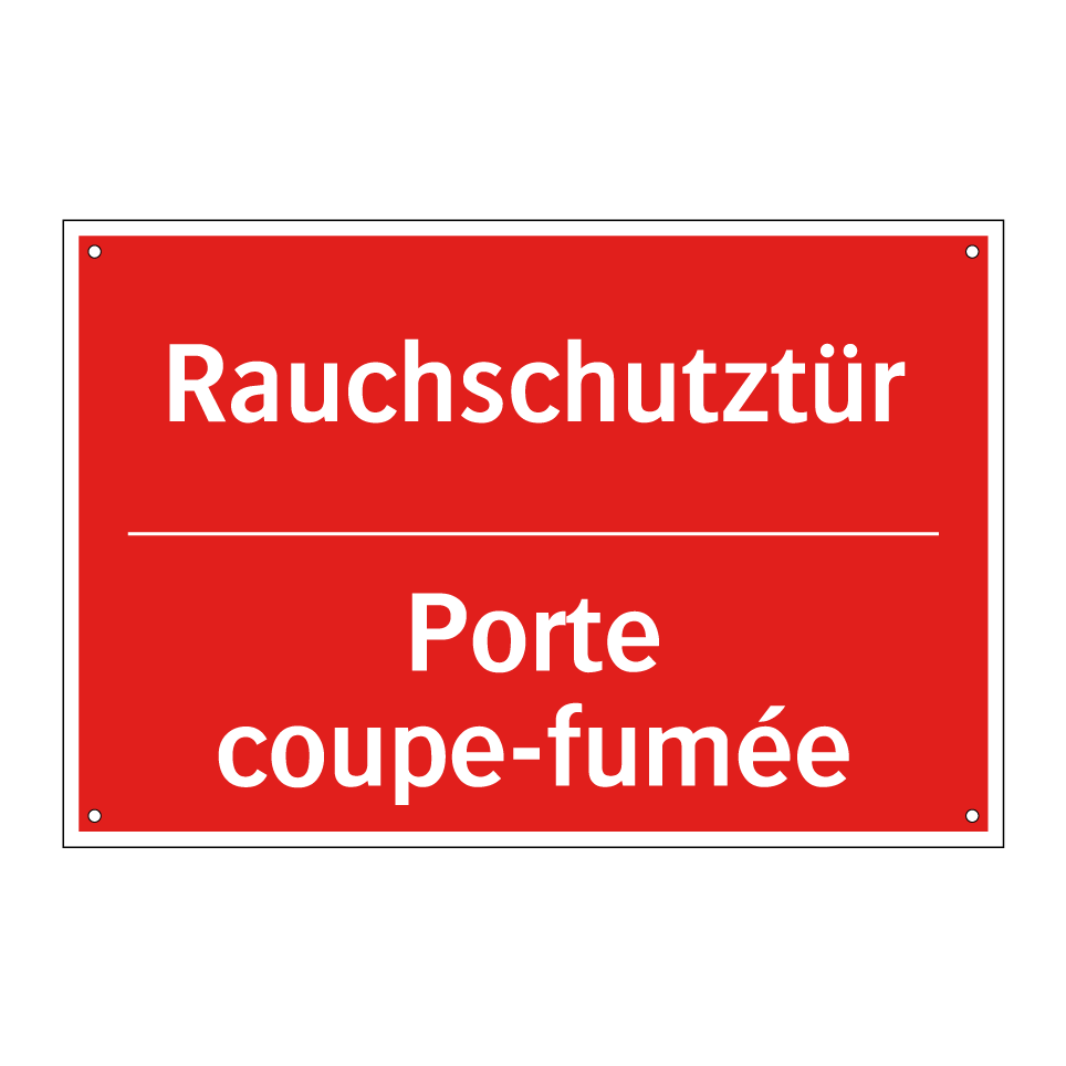 Rauchschutztür - Porte coupe-fumée