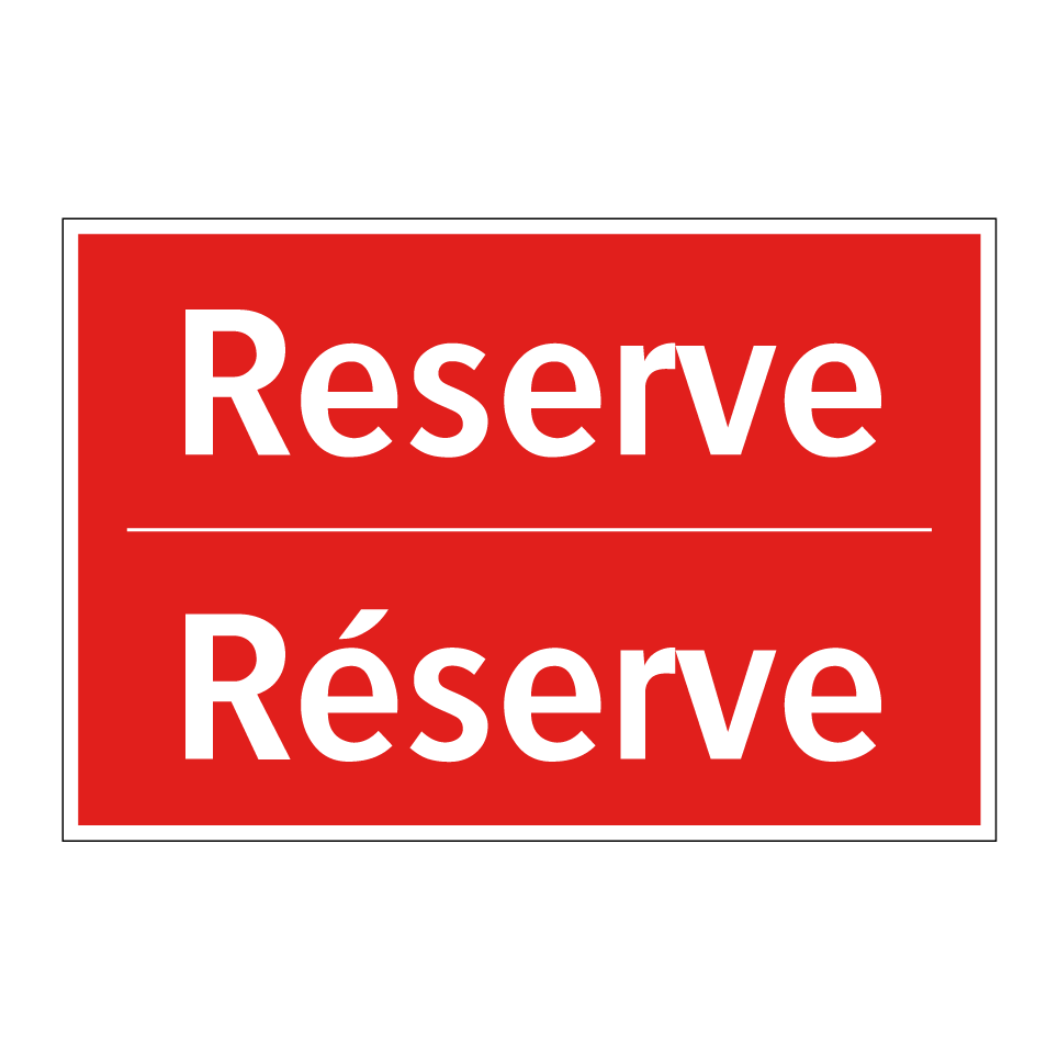 Reserve - Réserve