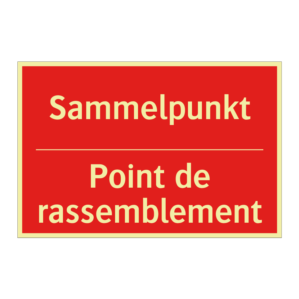 Sammelpunkt - Point de rassemblement